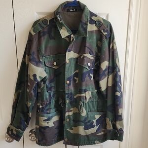 Mendocino Camouflage Military Jacket